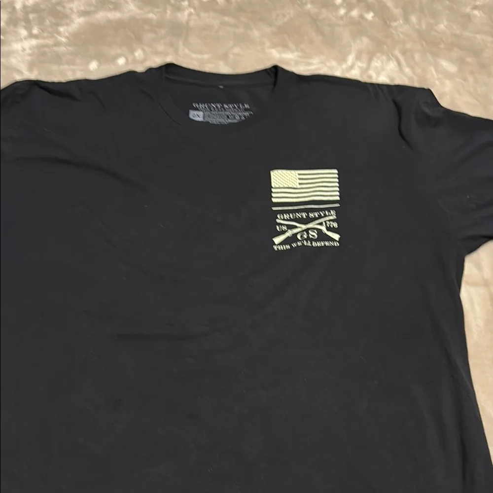 Grunt Style Short Sleeve Tees - Black, Gray, Blue - Picture 3 of 6